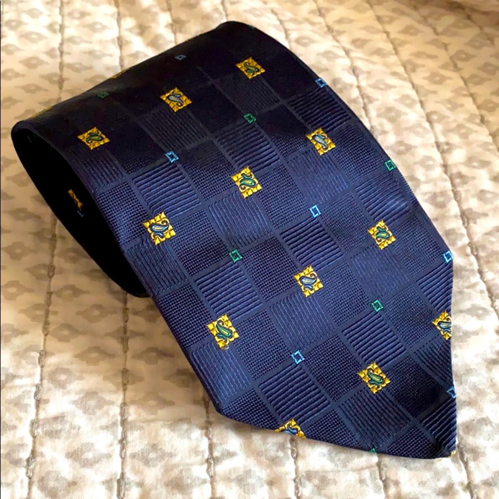 Brooksfield Men’s Neck Tie Blue